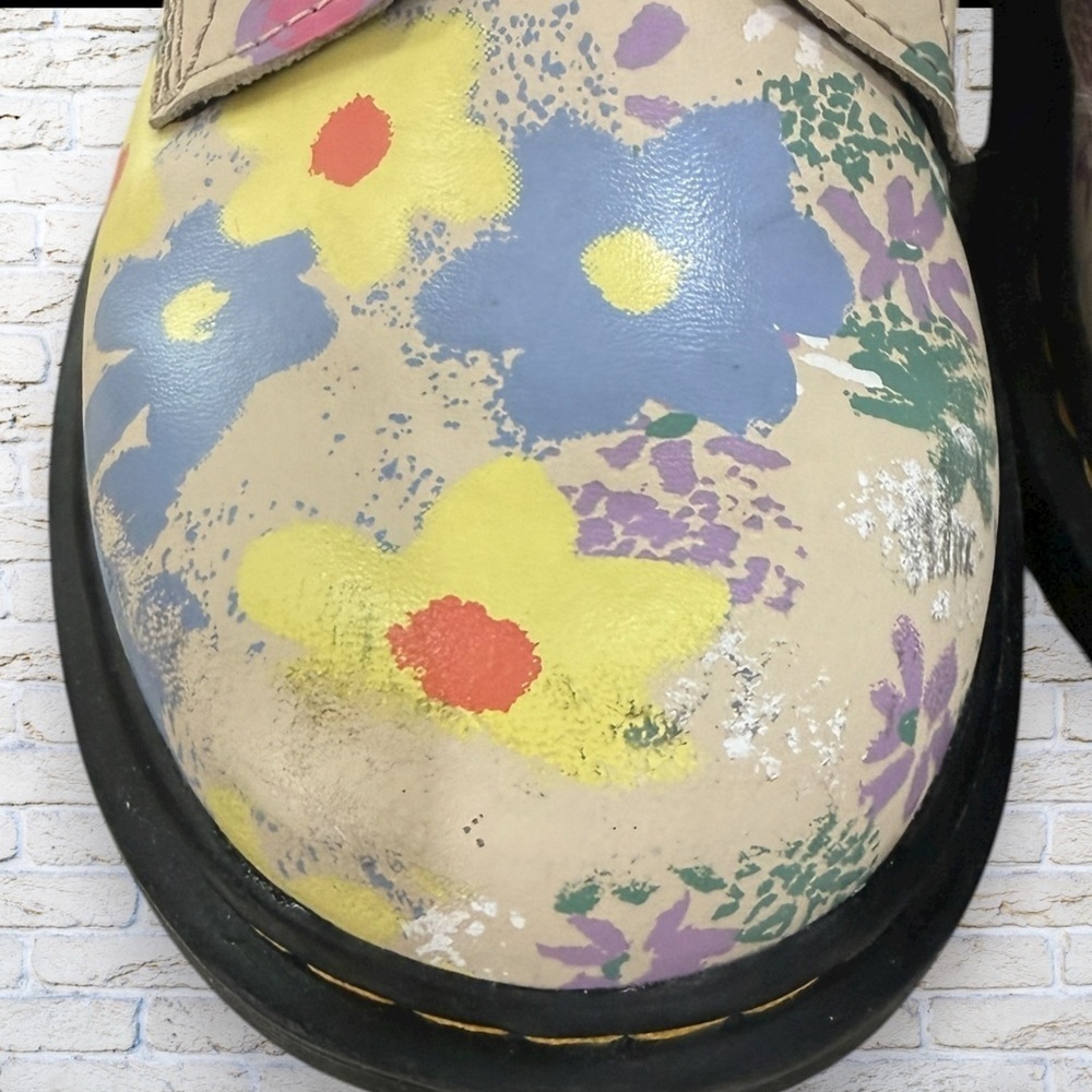 Dr. Martens 1460 Combat Boots Youth 5 W or 4 M Mash Up Floral Retro 90s - Picture 7 of 9